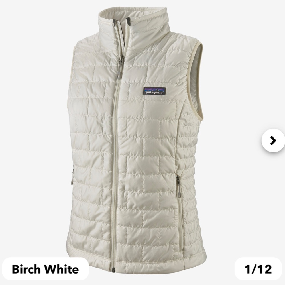 Patagonia Women's Vest in Birch White